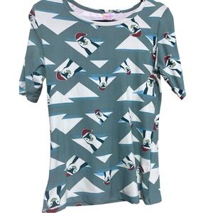 Penguin Gigi top size small Santa hats